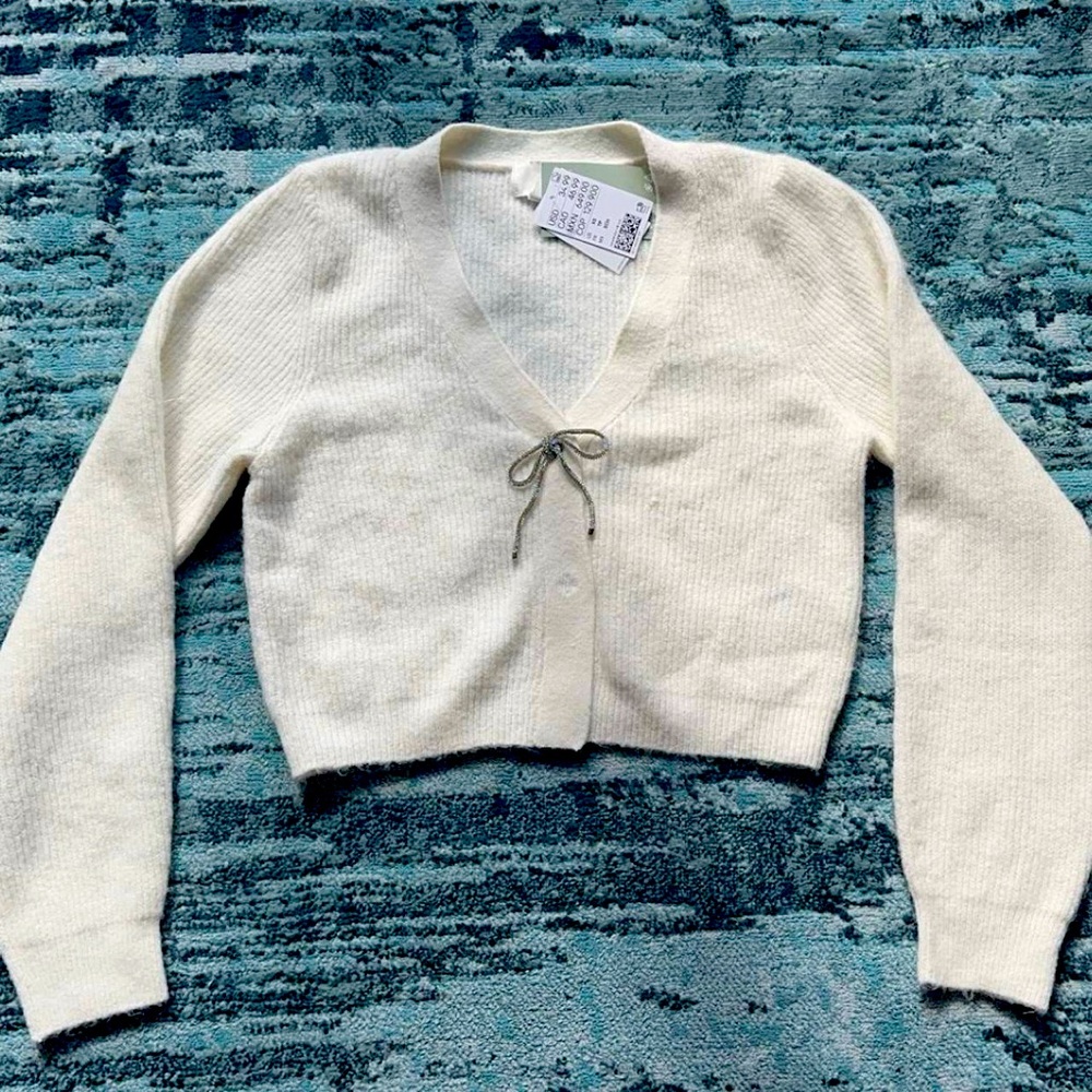 H&M Super Soft Cropped Sweater 🎀✨🪩